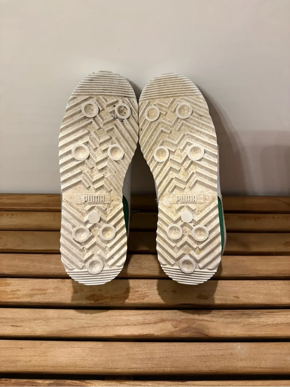 Puma Kids Green Roma Sneakers